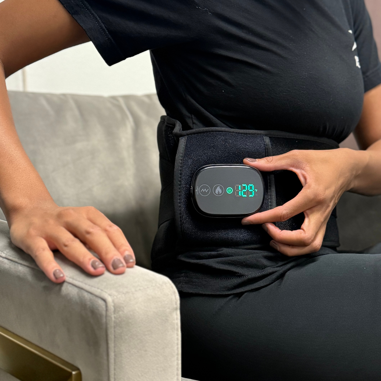 Targeted Infrared Heat & Massage for Lower Back Relief-Anywhere, Anytime