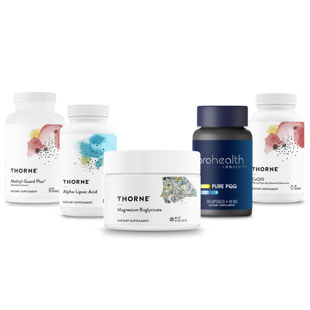 Cellular Energy Stack — Elite (5-Piece) | CoQ10, PQQ, ALA, Magnesium, Methylation – The Swell Score