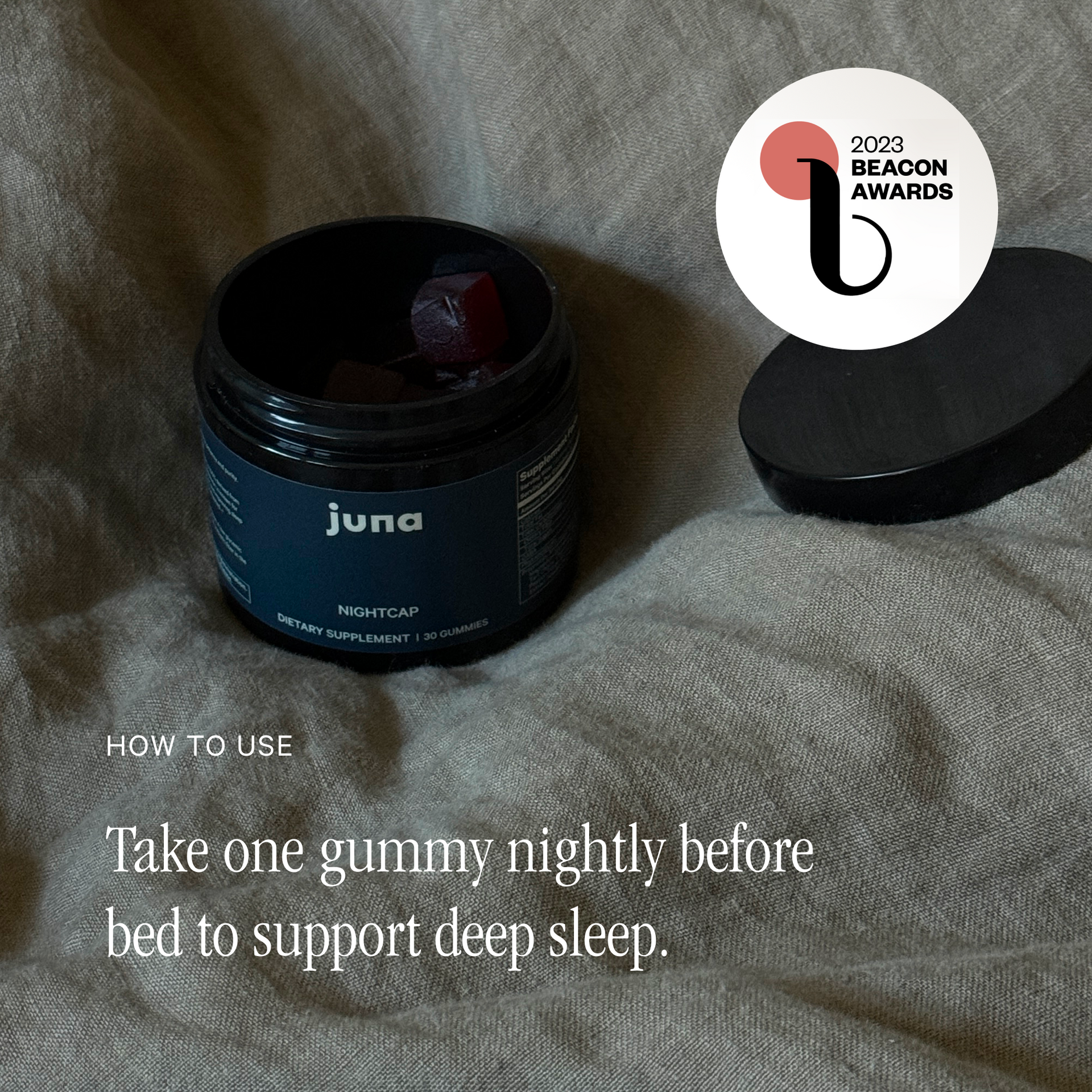 How to use Juna Nightcap Sleep Gummies