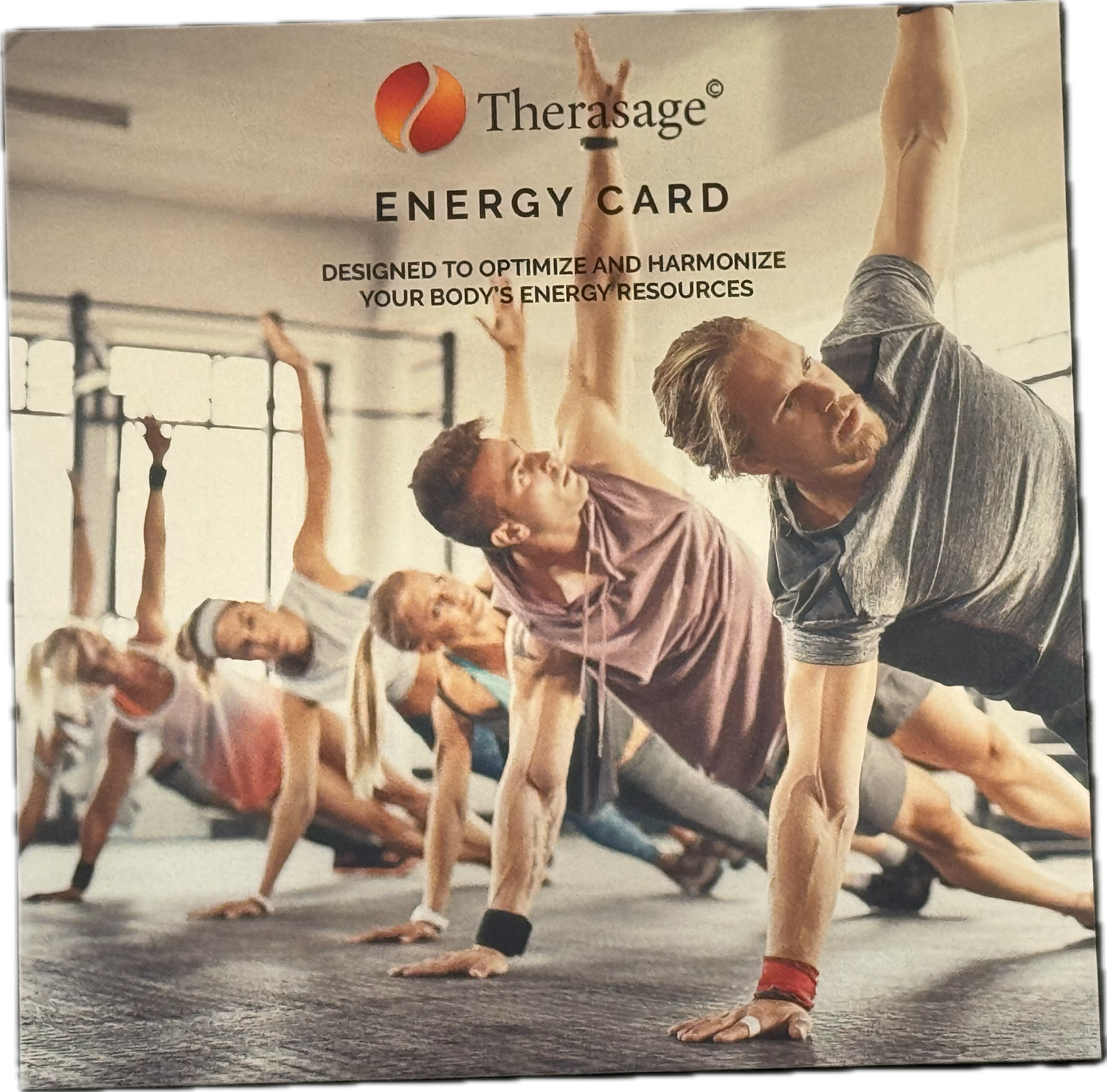 Therasage TheraVibe - 6x6 Card - Energy Supports Overall Wellness