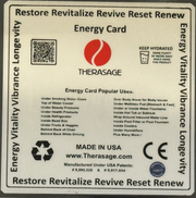 Uses of Therasage TheraVibe - 6x6 Card - Energy