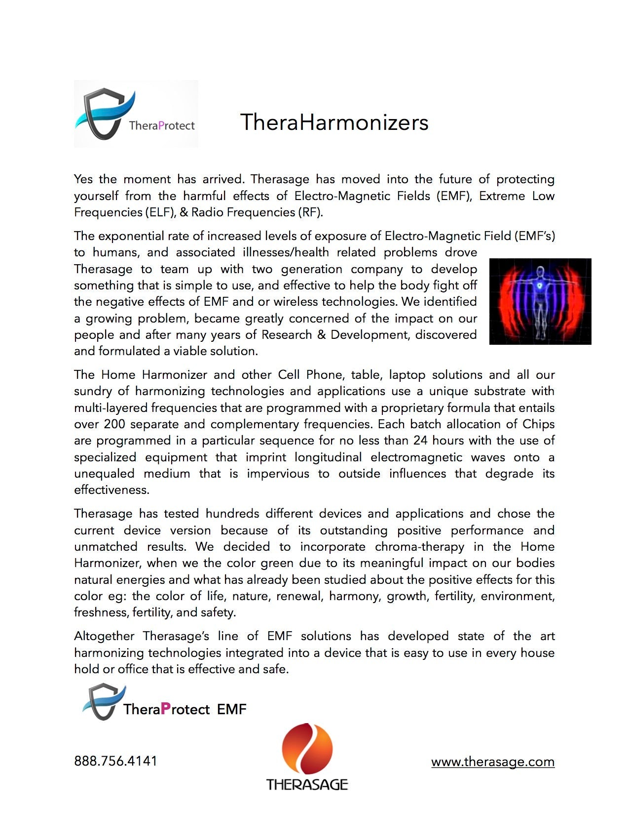 Therasage TheraProtect EMF Protection for Wireless Network Routers / Smart Meter Harmonizer etc Helps reduce symptoms associated with EMF exposure