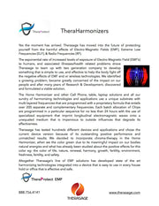 Therasage TheraProtect EMF Harmonizer - Gold - Cell Phone / Laptop / Tablet EMF Shield (2 Pack)
is Built with premium materials