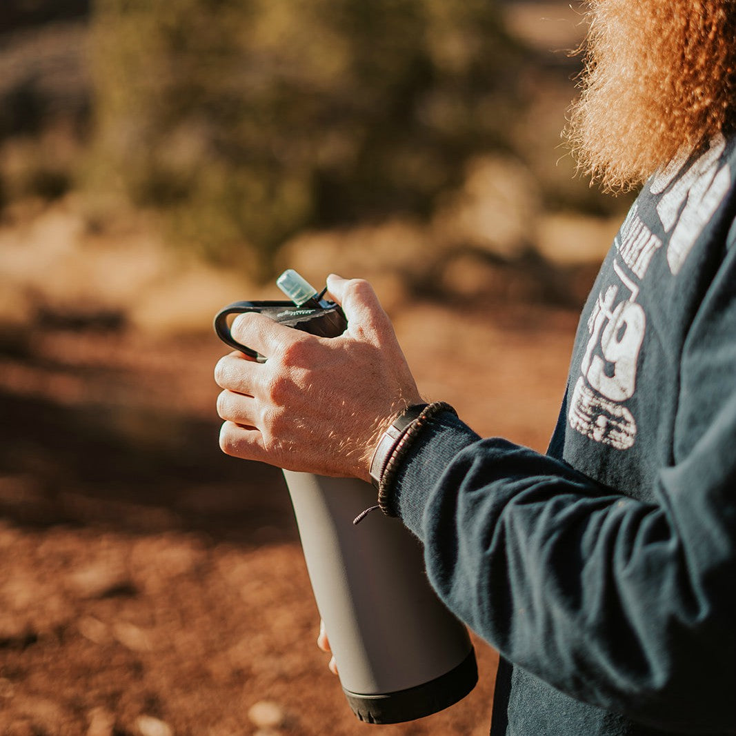 Vostok Vacuum Insulated Stainless Steel 34oz Epic Water Filter