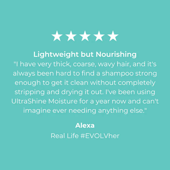 Evolvh UltraShine Moisture Shampoo Customer Review