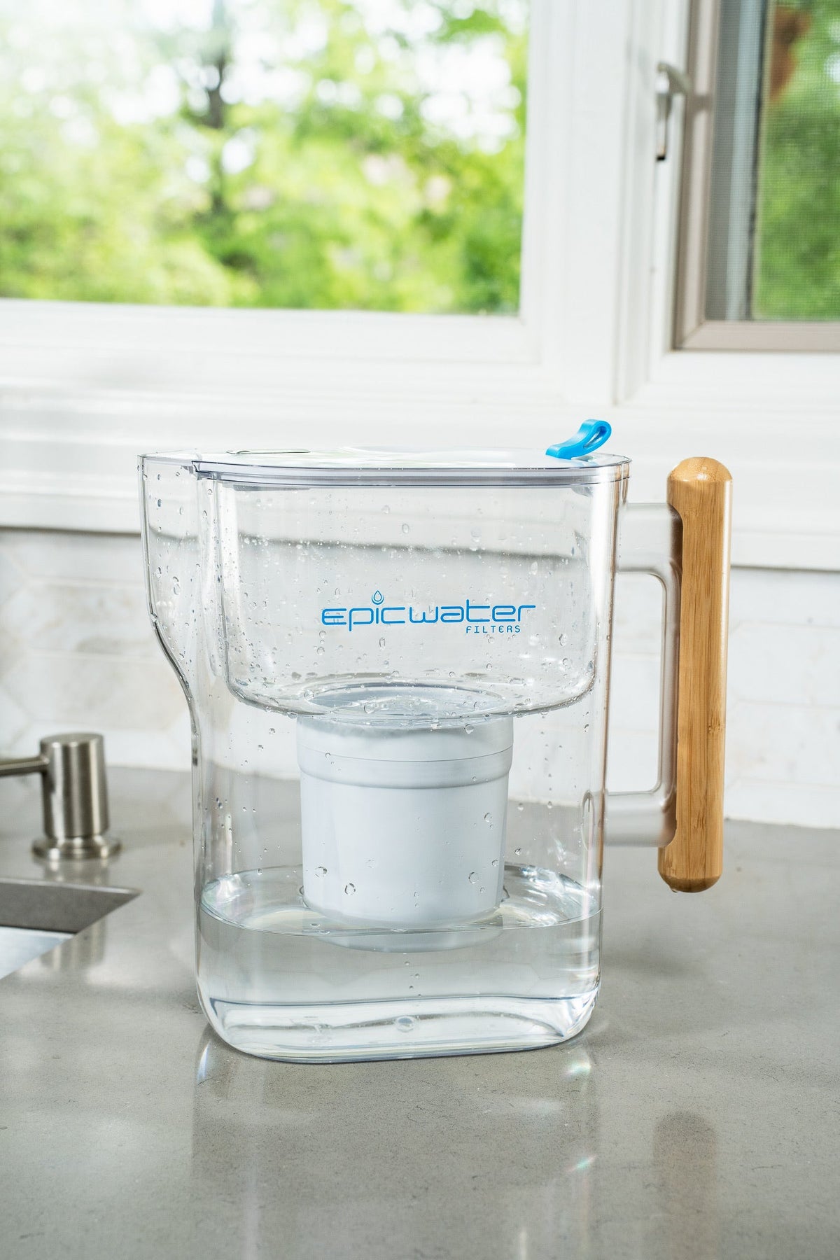 Epic Water Pure XP Pitcher | Reduces Fluoride, PFAS, & Parasites