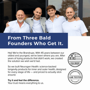 Neurogan Health founders with information about the family-owned business.