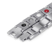 HealthyLine Stainless Steel Magnetic/Energy Bracelet 4-in-1. 4 Colors available. Model B001M