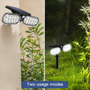 How to Use HarthYourHome Solar Landscape Outdoor 360º Motion Swivel with Automatic On/Off.
