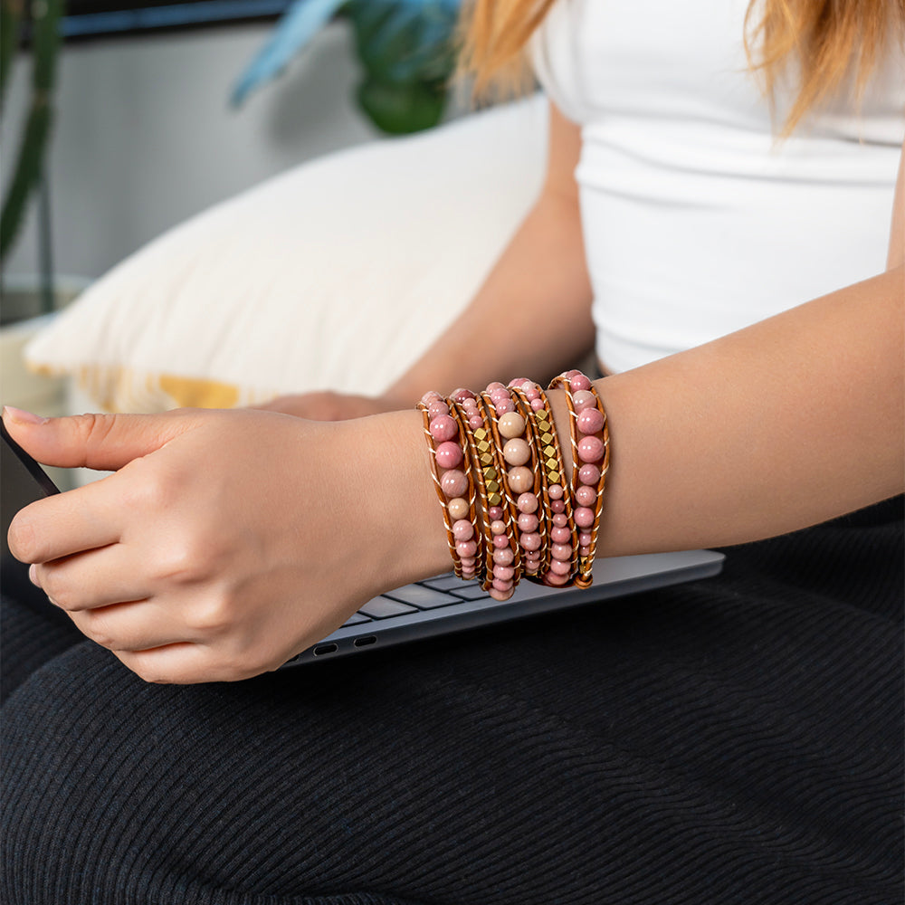 HealthyLine Rhodochrosite Bracelet