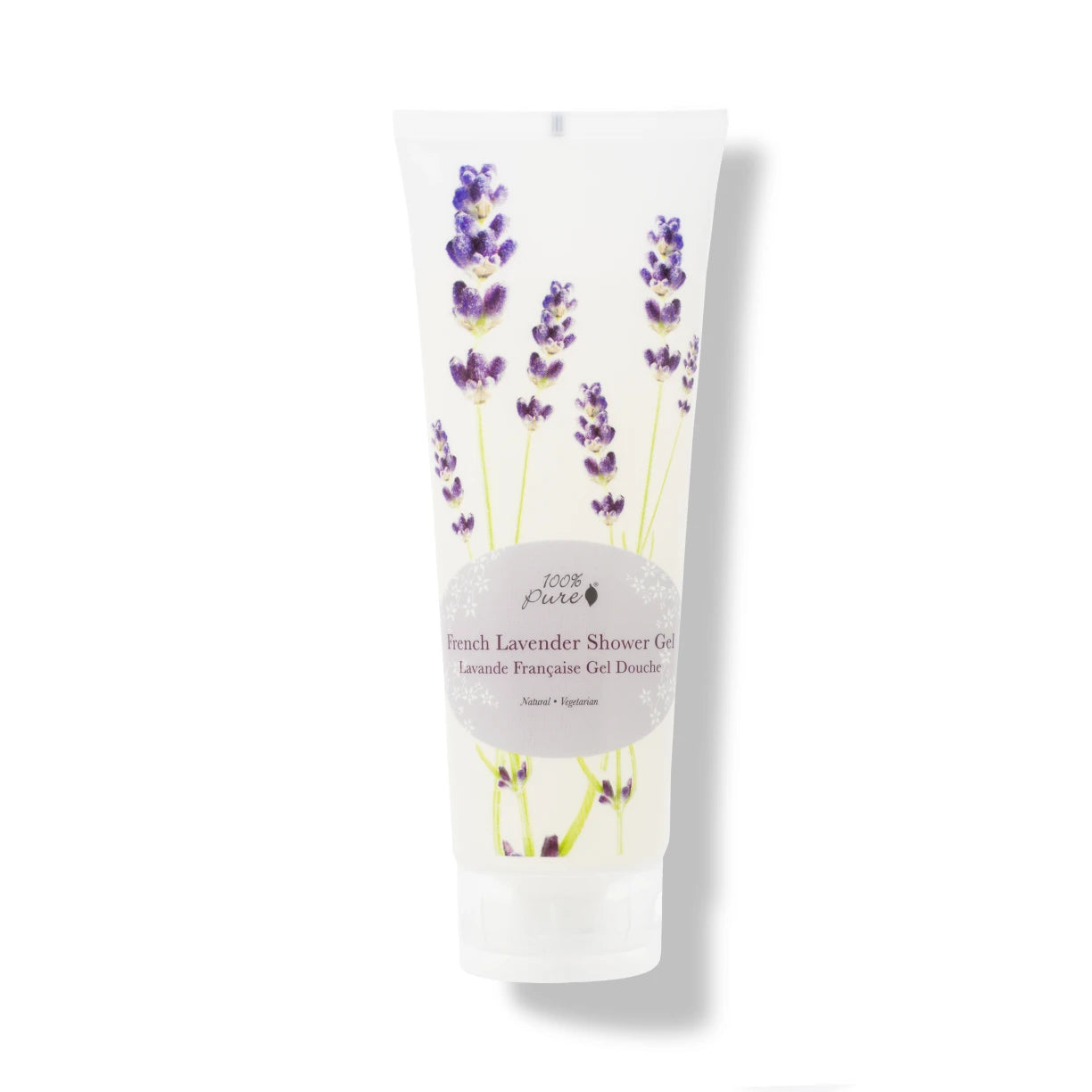100% Pure Natural Foaming & Hydrating Lavander Shower Gel