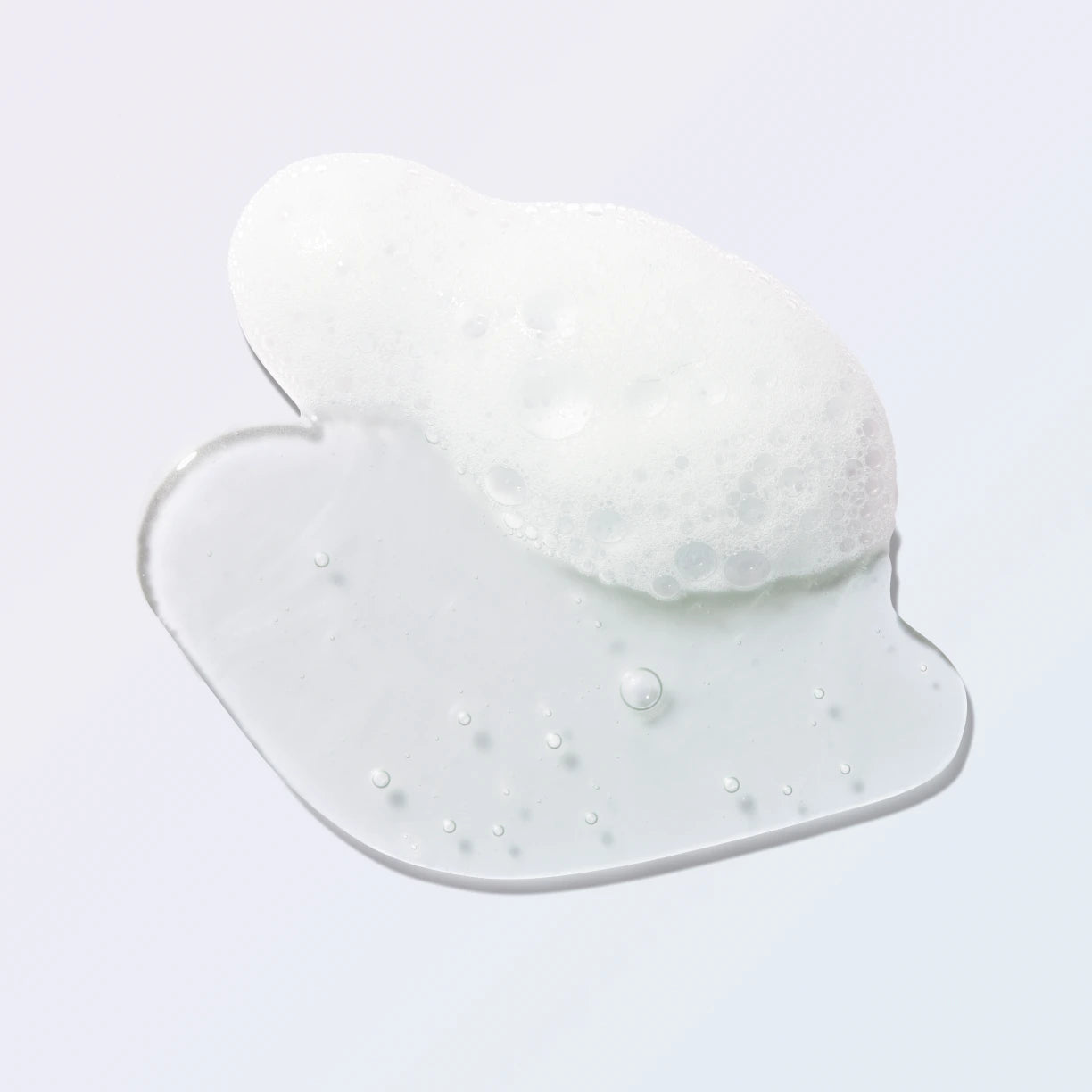 100% Pure Natural Foaming & Hydrating Body Wash Foam Amount