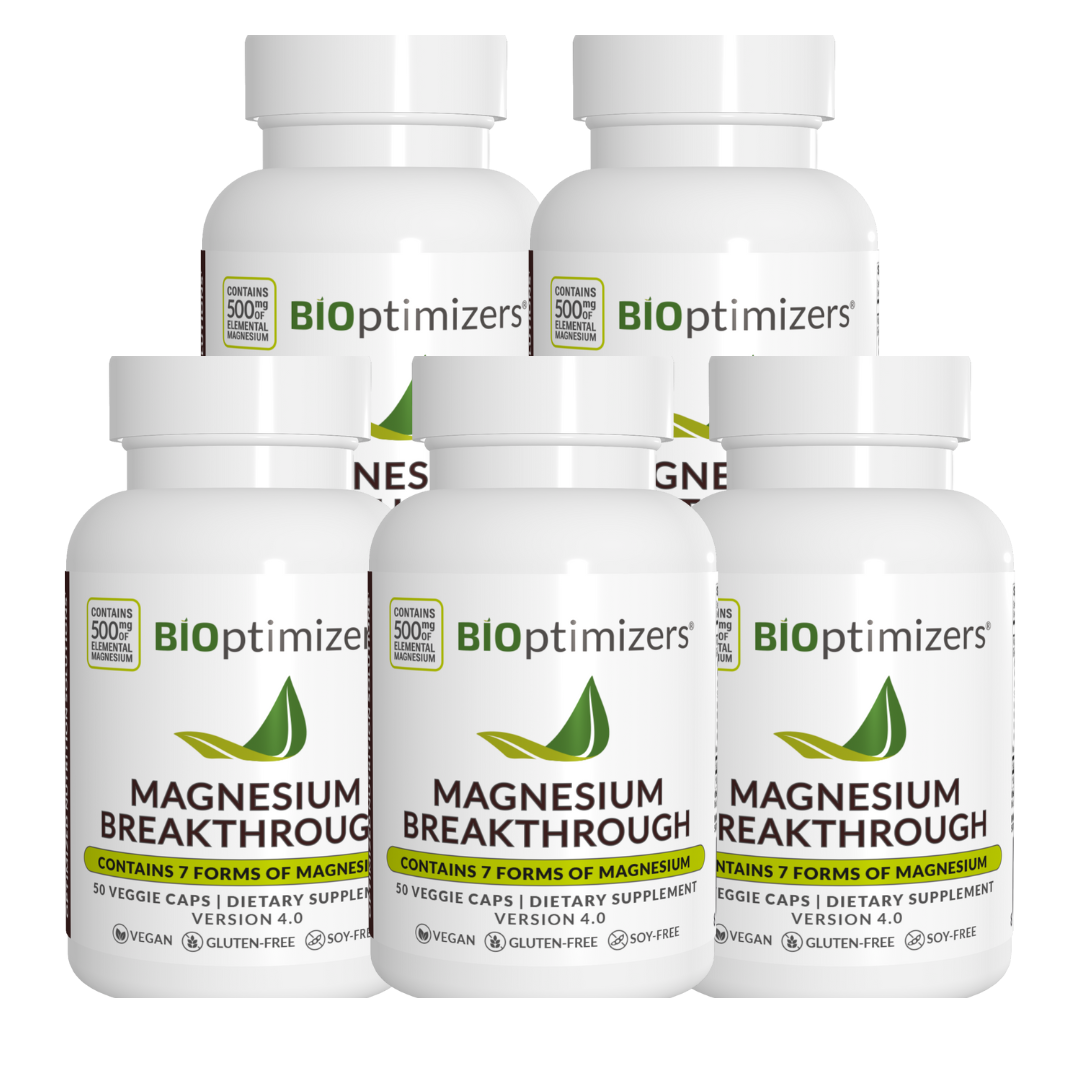 biOptimizers - Magnesium Breakthrough 5 Bottles
