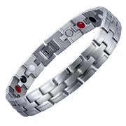 HealthyLine Stainless Steel Energy Bracelet 4-in-1. 2 Colors available. Model B041