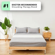 Number 1 doctor-recommended grounding  bedsheet therapy - GroundingWell™ Bedsheet