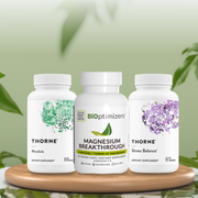 Stress Resilience Trio | Thorne Rhodiola, BIOptimizers Magnesium Breakthrough, and Thorne Stress Balance
