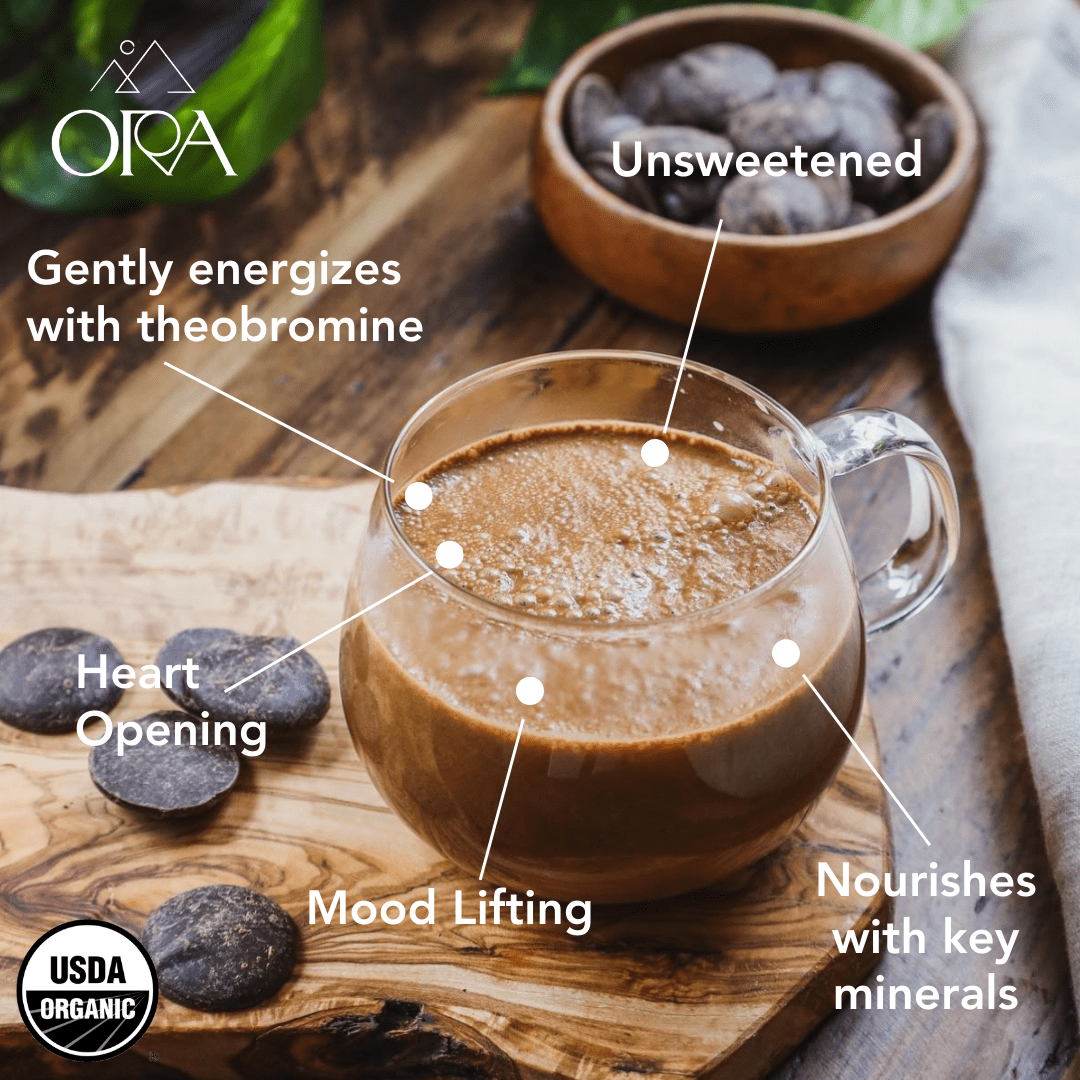 Ora Cacao Mystical Mushroom - Energizes, Mood Lifting, and Nourishes
