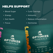 Optimize Minerals Blood Orange and Mixed Berry Support
