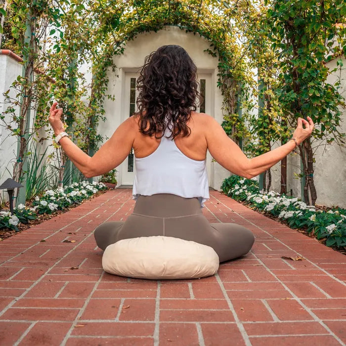 Naturepedic Organic Meditation Pillows Contours to your body to reduce pressure on hips and knees