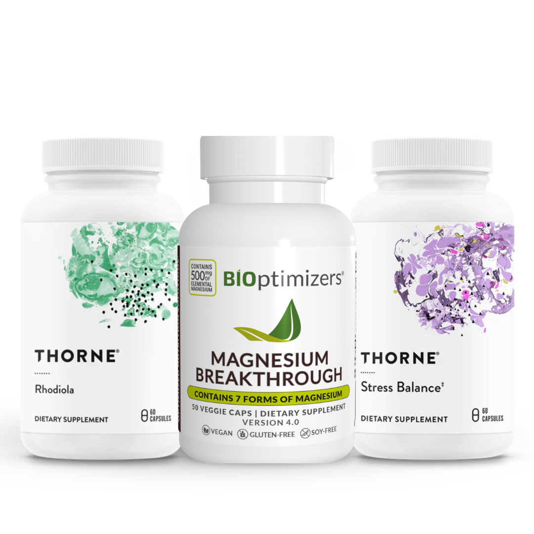 Stress Resilience Trio | Calm Focus by Day, Better Sleep by Night