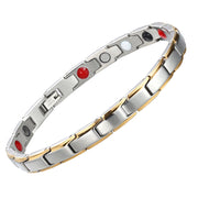 HealthyLine Stainless Steel Energy Bracelet 4-in-1. 2 Colors available. Model B001W