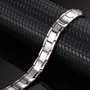 HealthyLine Stainless Steel Magnetic/Energy Bracelet 4-in-1. 4 Colors available. Model B001M