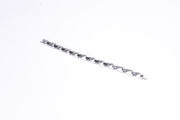 HealthyLine Stainless Steel Energy Bracelet 4-in-1. Silver/Black color. Model SY370D