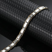 HealthyLine Stainless Steel Energy Bracelet 4-in-1. 2 Colors available. Model B001W
