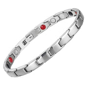 HealthyLine Stainless Steel Energy Bracelet 4-in-1. 2 Colors available. Model B001W