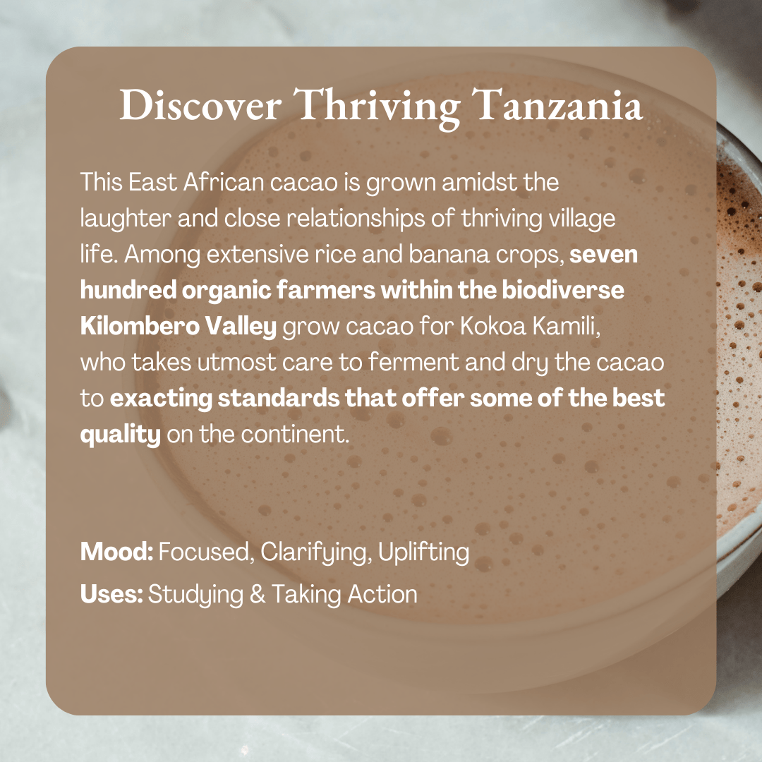 Ora Cacao Thriving Tanzania - Seven hundred organic farmers grow cacao