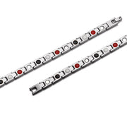 HealthyLine Stainless Steel Energy Bracelet 4-in-1. 2 Colors available. Model B001W