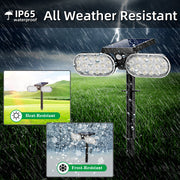 All Weather Resistant - HarthYourHome Solar Landscape Outdoor 360º Motion Swivel with Automatic On/Off.