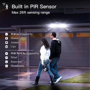 HarthYourHome Solar Landscape Outdoor 360º Motion Swivel with Automatic On/Off.