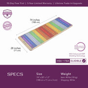 HealthyLine Rainbow Chakra Series | PEMF Far Infrared Heating Mats