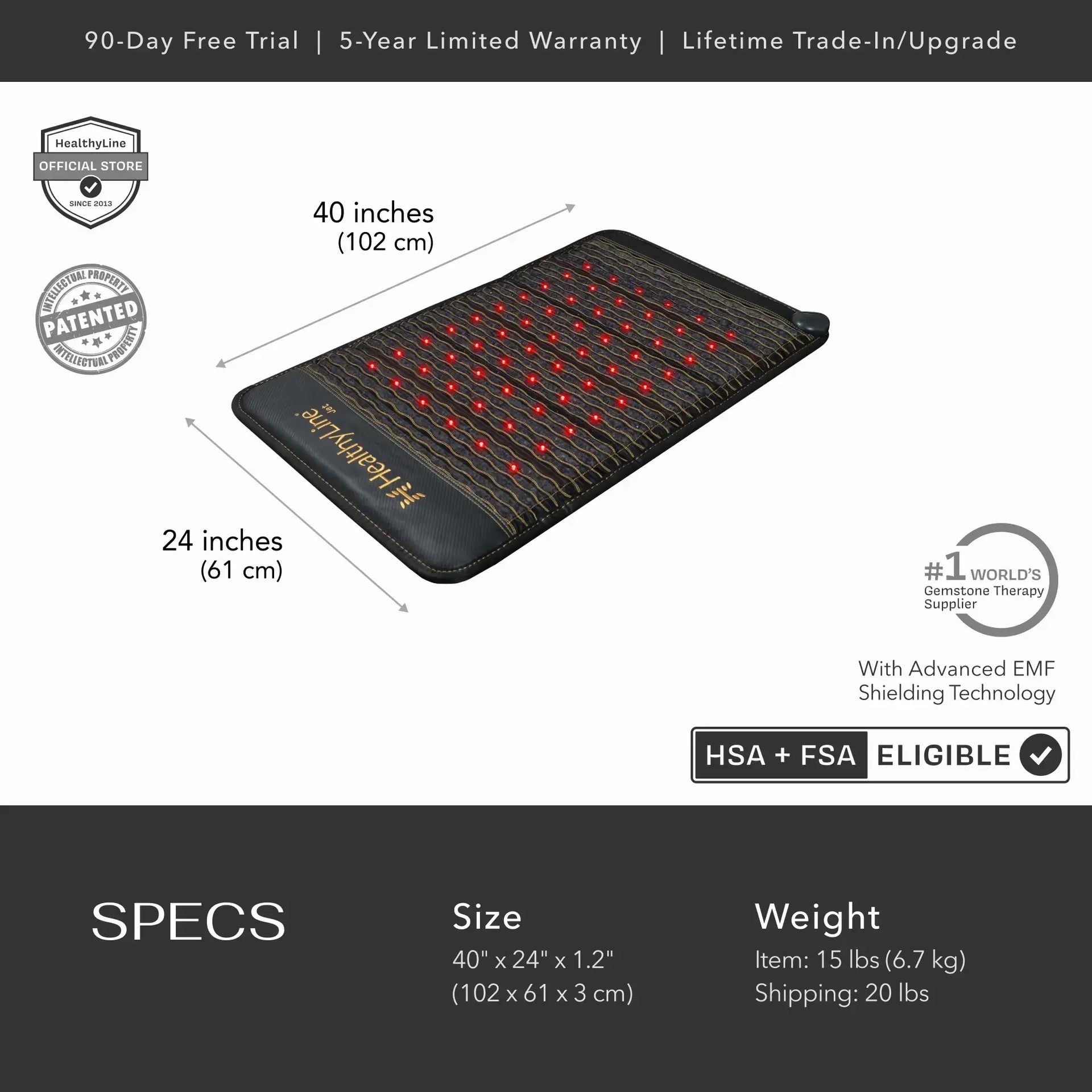 HealthyLine Jet Series | PEMF Far Infrared Heating Mats