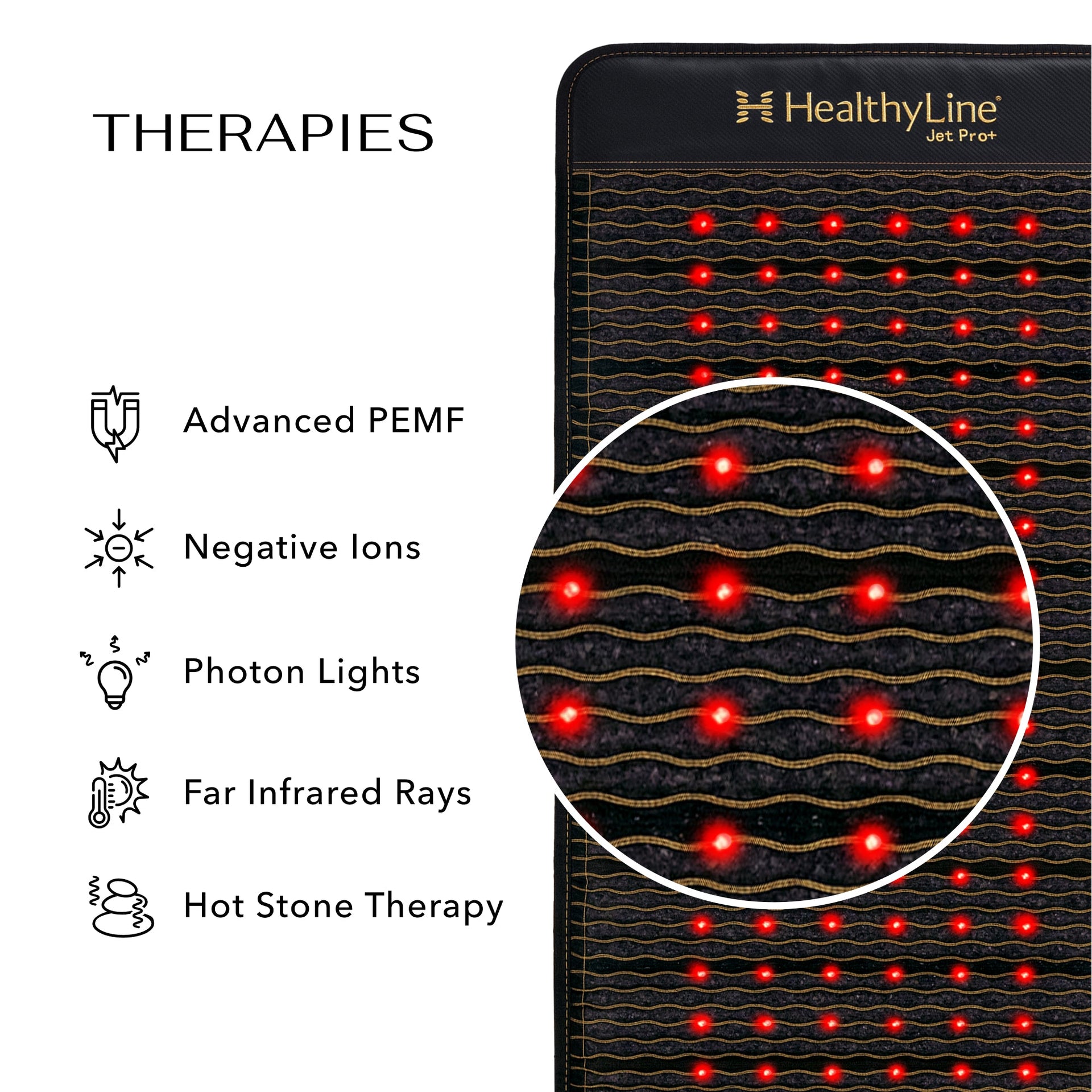 HealthyLine Jet Series | PEMF Far Infrared Heating Mats