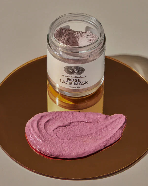 What are the health benefits of Mangosteen in the Rose Clay Mask?