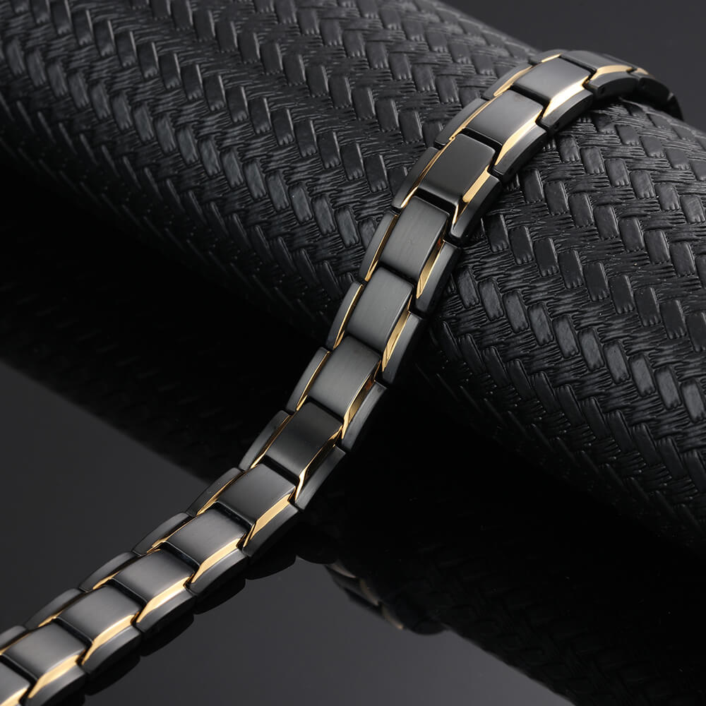 HealthyLine Stainless Steel Magnetic/Energy Bracelet 4-in-1. 4 Colors available. Model B001M