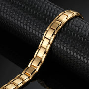 HealthyLine Stainless Steel Magnetic/Energy Bracelet 4-in-1. 4 Colors available. Model B001M