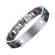 HealthyLine Stainless Steel Energy Bracelet 4-in-1. 2 Colors available. Model B026