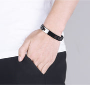 HealthyLine Stainless Steel Energy Bracelet 4-in-1. 2 Colors available. Model B026