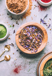 Anima Mundi Blue Lotus tea help promote relaxation