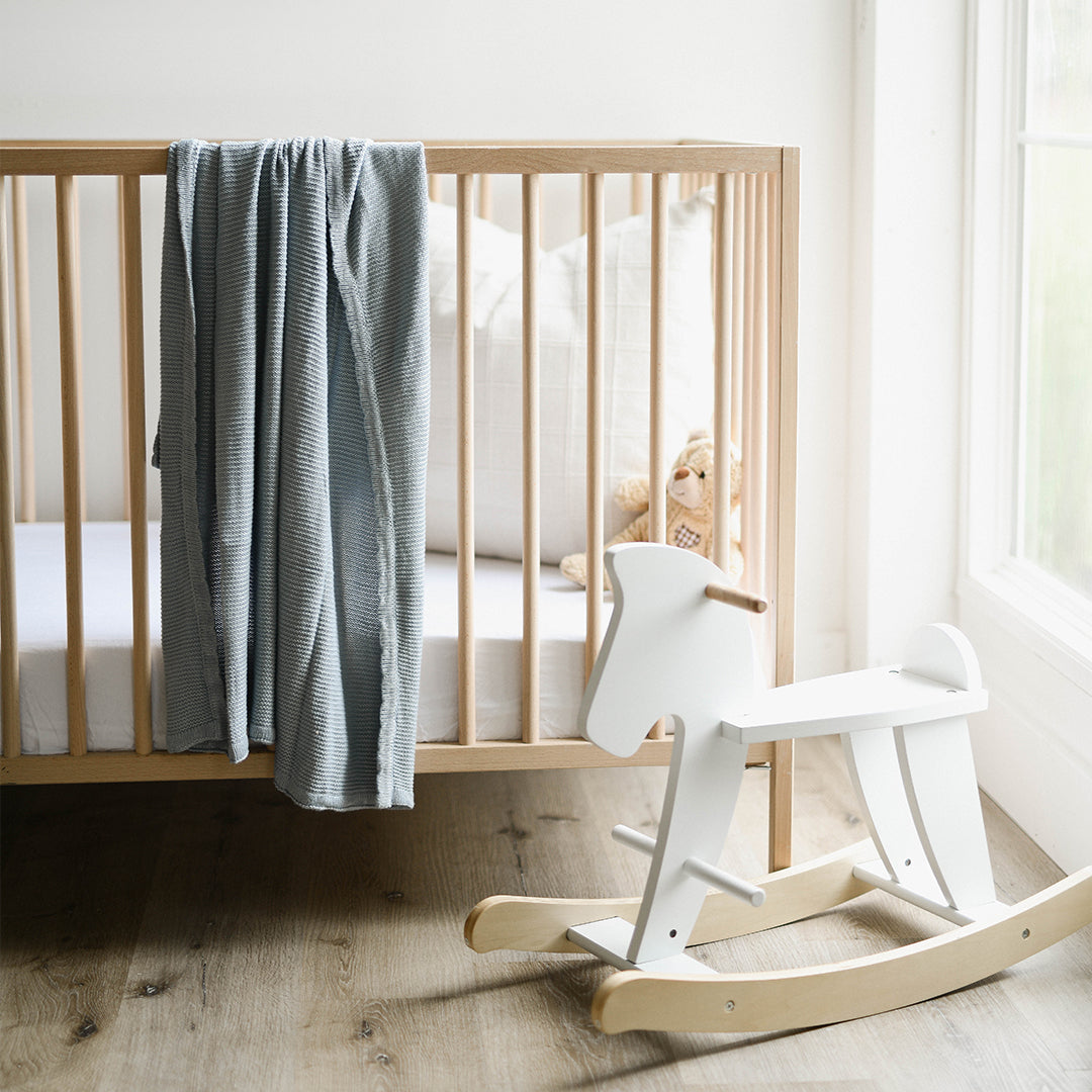 Simply Bamboo Organics Baby Blanket in Blue