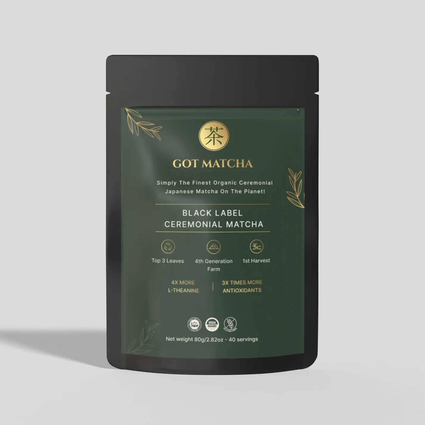 80 Grams of Got Matcha - Black Label Organic Ceremonial Matcha