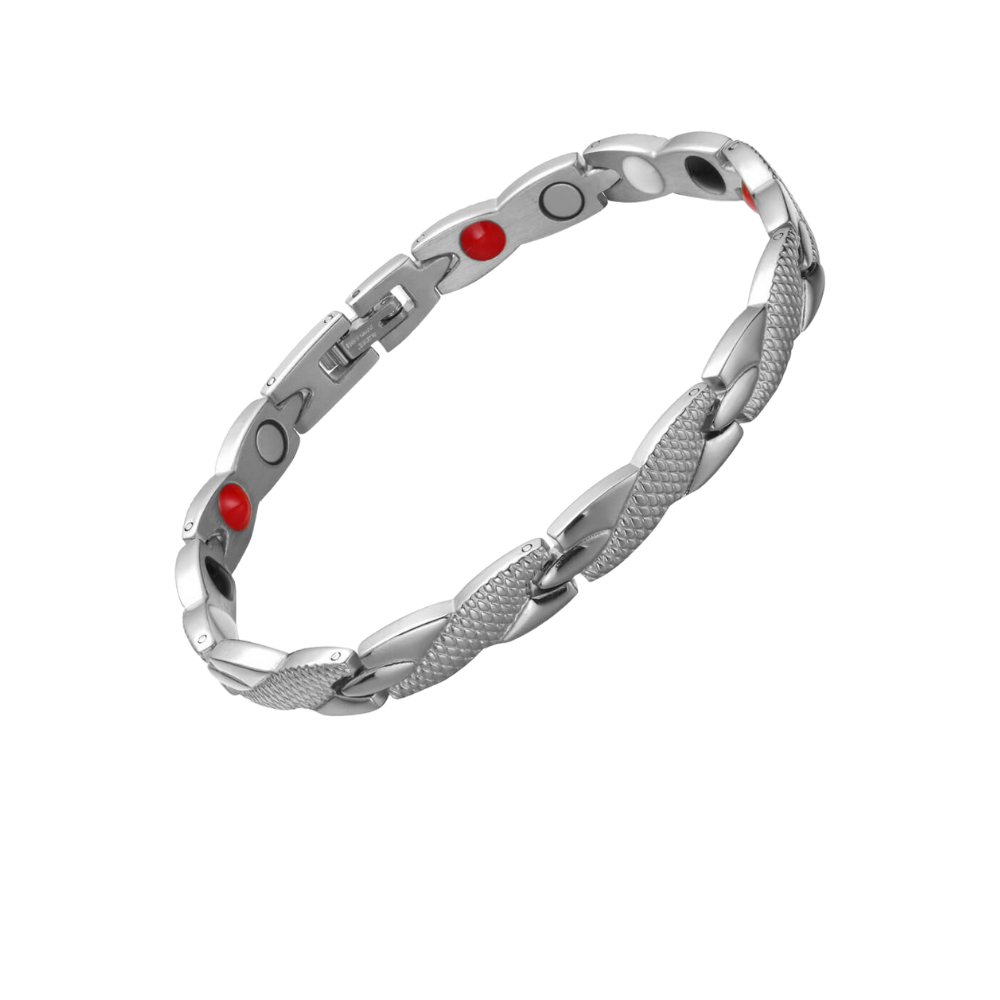 HealthyLine Stainless Steel Energy Bracelet 4-in-1. 2 Colors available. Models B025