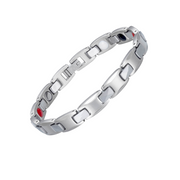 HealthyLine Tungsten Energy Bracelet 4-in-1. Silver Color. Model TUB080S