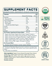 Chocolate Supplement Facts