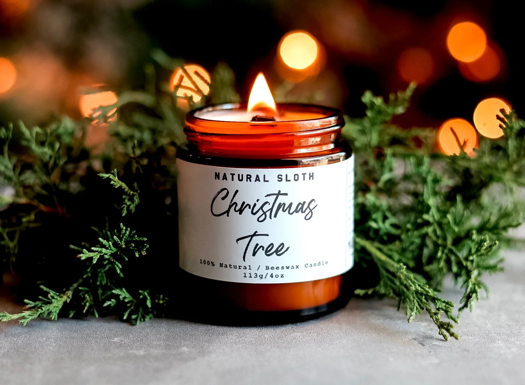 Natural Sloth Christmas Tree 4 oz