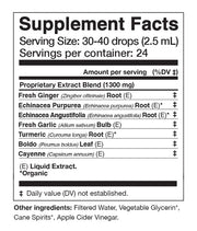 Anima mundi cold's & flu tonic - Supplement Facts