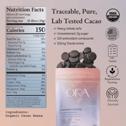 Ora Cacao Connected Colombia - Nutrition Facts